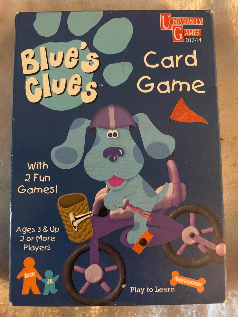 Blue's Clues Card Game - Blue (Blue) by University Games